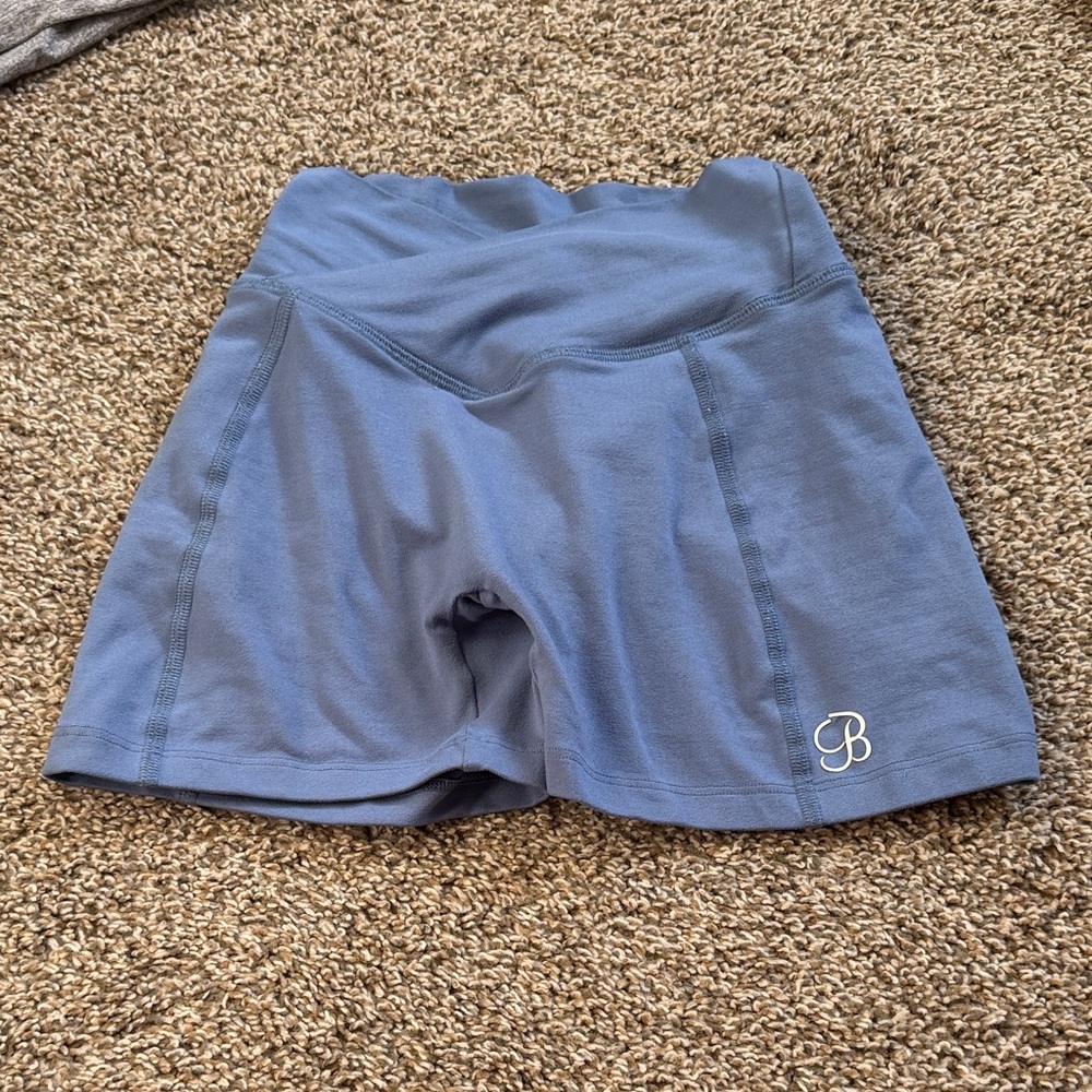 Bombshell Sportswear Blue Bike Shorts